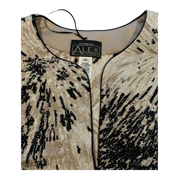 Alex Evenings Women's Plus Size Jacket and Scoop Tank Top Twinset size 3X - Picture 7 of 11